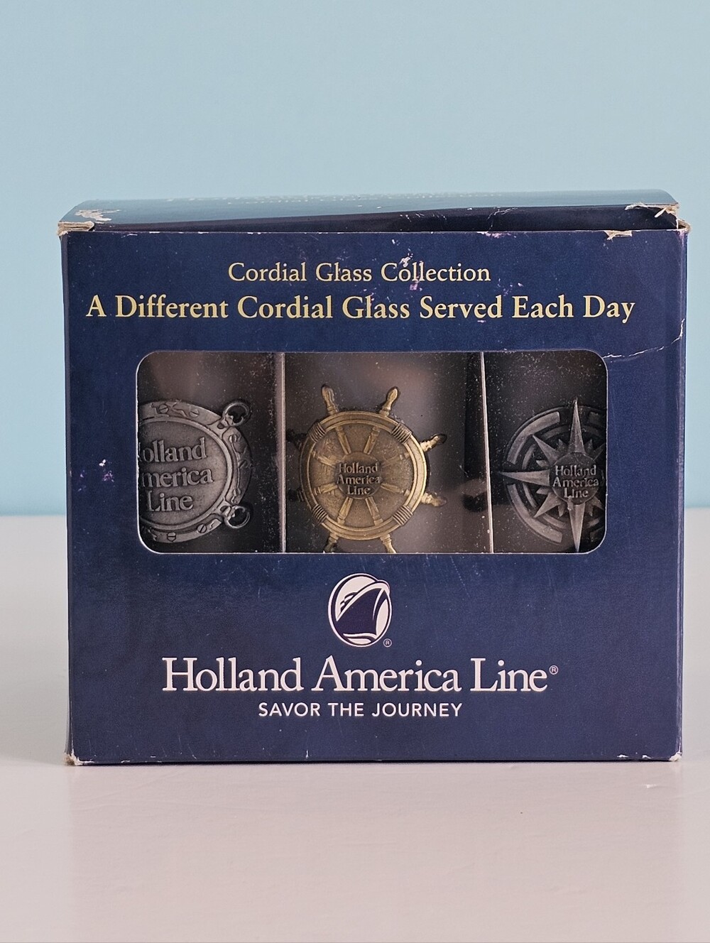 Holland America Cruise Line Cordial Glasses Savor The Journey